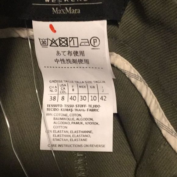 MAX MARA Virtus Zip Front Military Pencil Skirt - Picture 13 of 13